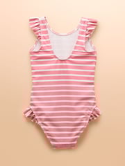 Joules Splash Pink/Cream Pack of Two Swimsuits - Image 5 of 9