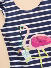 Joules Splash Blue/Green Pack of Two Swimsuits - Image 7 of 9