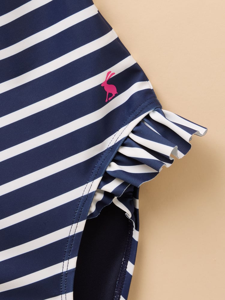 Joules Splash Blue/Green Pack of Two Swimsuits - Image 9 of 9