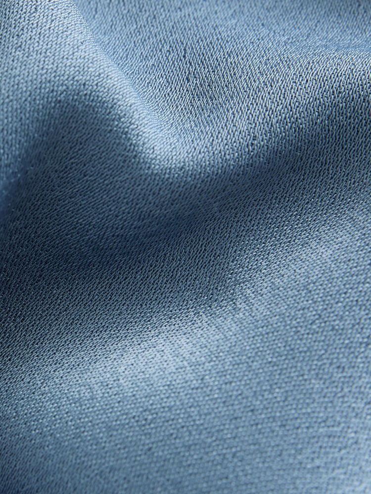 Blue Satin Wide Leg Elastic Back Trousers - Image 2 of 3