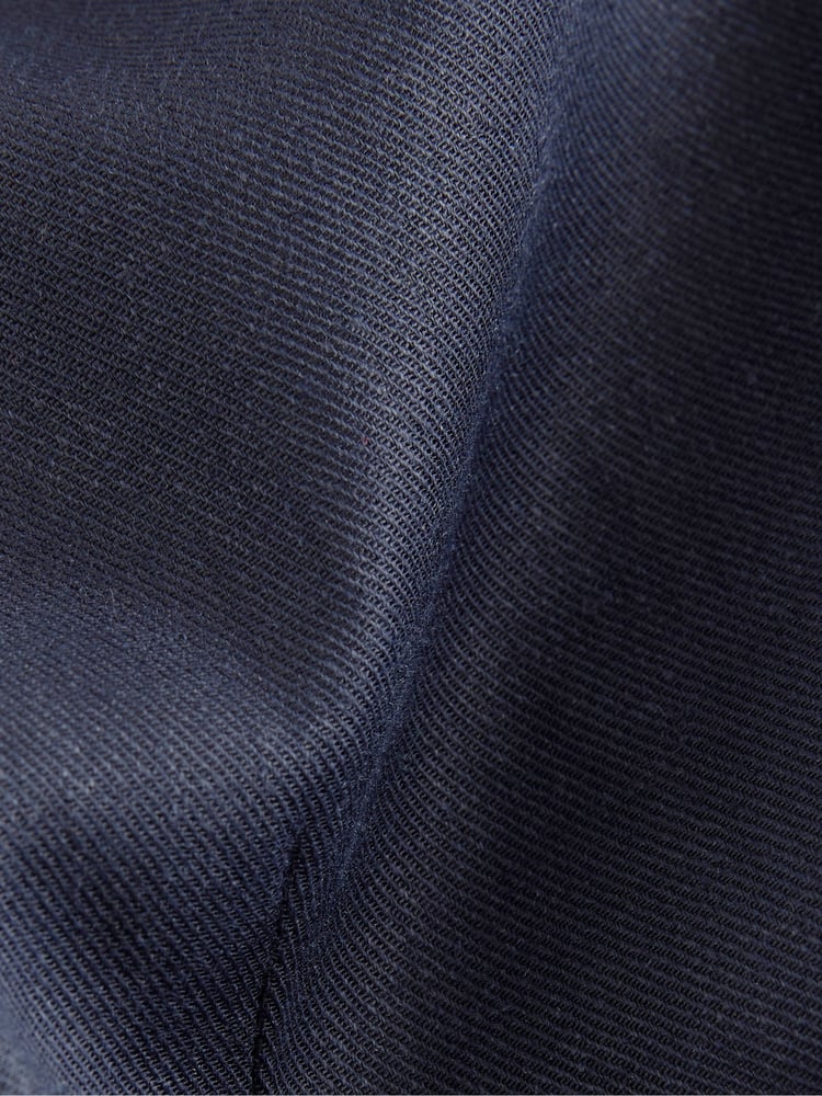 Navy Short Sleeve Jacket with Linen - Image 7 of 7