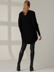 Jolie Moi Black Knitted Rhinestone Jumper - Image 2 of 6