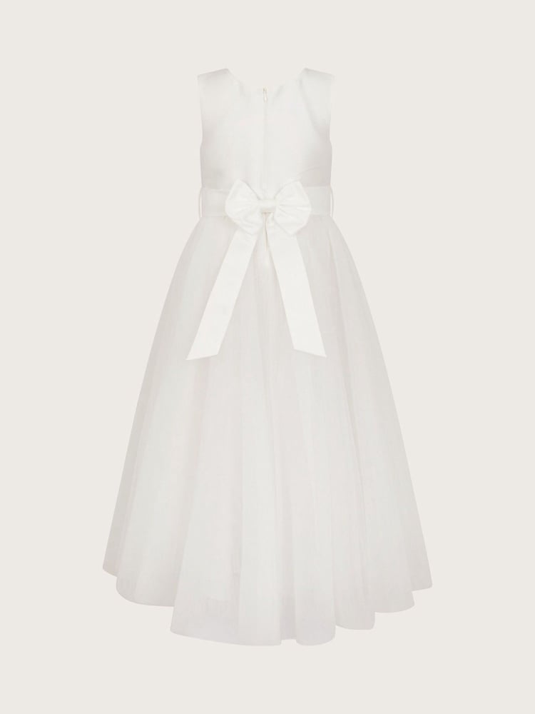 Monsoon White Bernadette Tulle Maxi Dress - Image 2 of 3