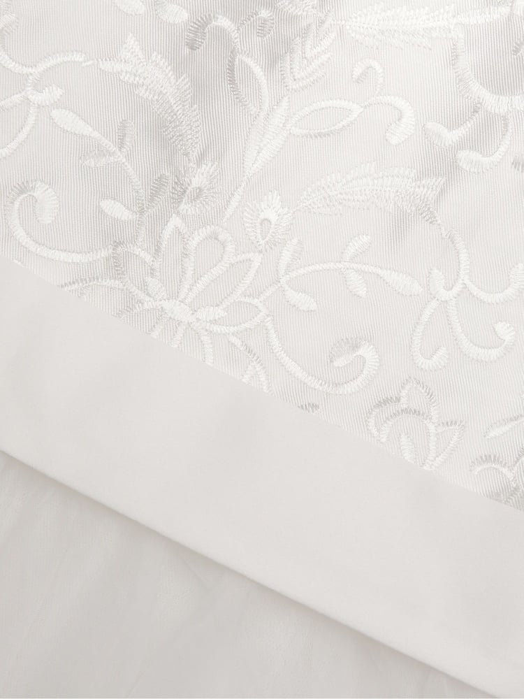 Monsoon White Bernadette Tulle Maxi Dress - Image 3 of 3