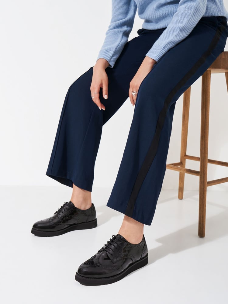Crew Clothing Black Sophie Brogues - Image 1 of 4