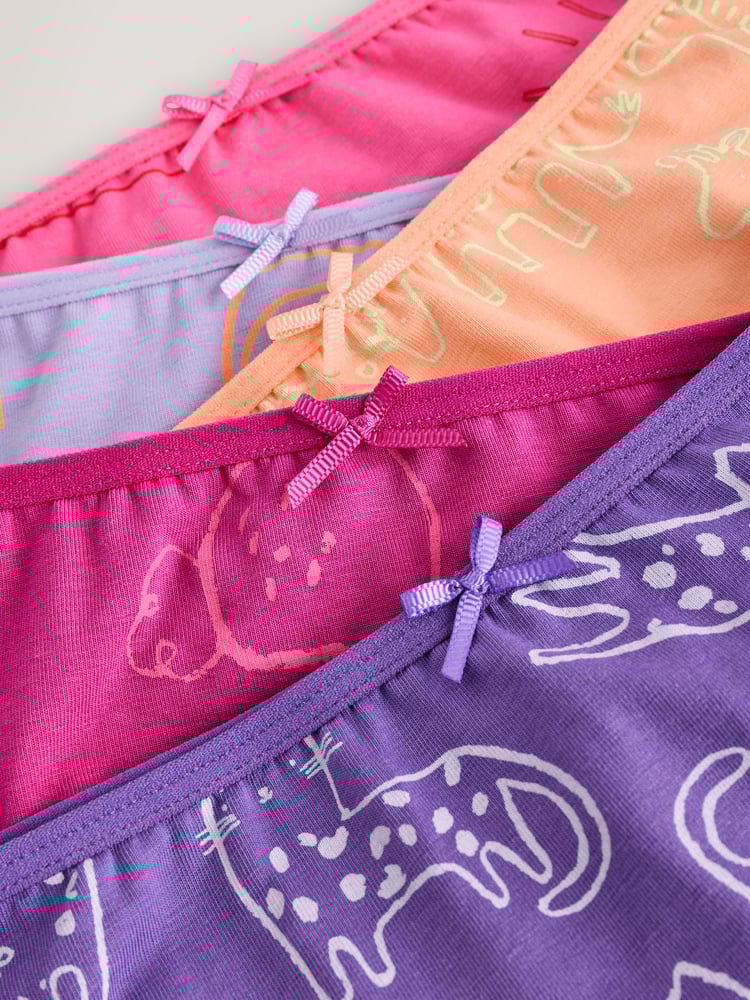 Pink/Purple Briefs 10 Pack (1.5-16yrs) - Image 9 of 9