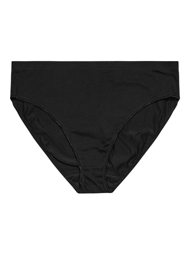 Yours Curve Pink Stretch Star Check High Leg Briefs 5 Packs - Image 9 of 9