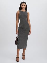 Good American Black Crystal Bodycon Dress - Image 1 of 5