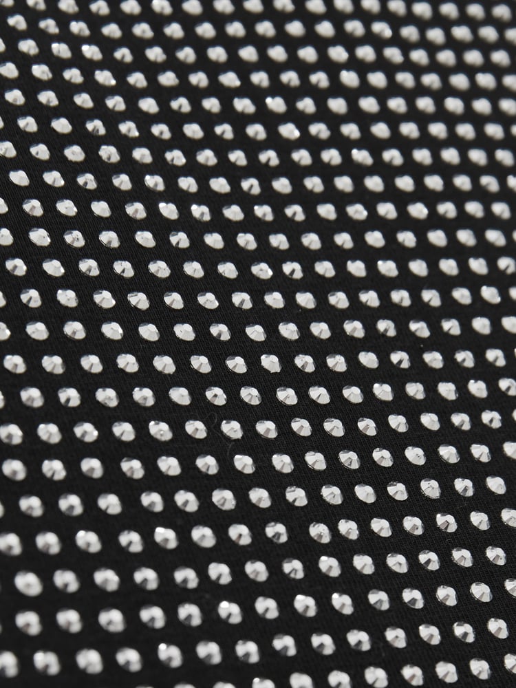 Good American Black Crystal Bodycon Dress - Image 5 of 5