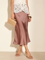 Friends Like These Nude Minimal Strappy Faux Leather Mid Heels Sandals - Image 3 of 5