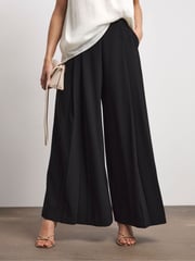 Joanna Hope Ultra Pleated Black Trousers - Image 2 of 4