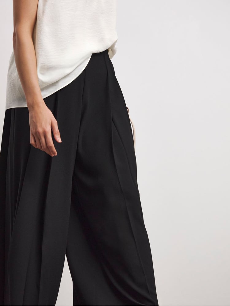 Joanna Hope Ultra Pleated Black Trousers - Image 4 of 4