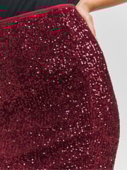 Simply Be Red Stretch Sequin Mini Skirt - Image 4 of 4