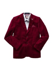 Joe Browns Red Bold Classic Velvet Suit Blazer with Contrast Lining - Image 7 of 7
