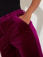 Joe Browns Pink Velour Flared Leg Co-ord Trousers - Image 3 of 6