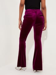 Joe Browns Pink Velour Flared Leg Co-ord Trousers - Image 4 of 6