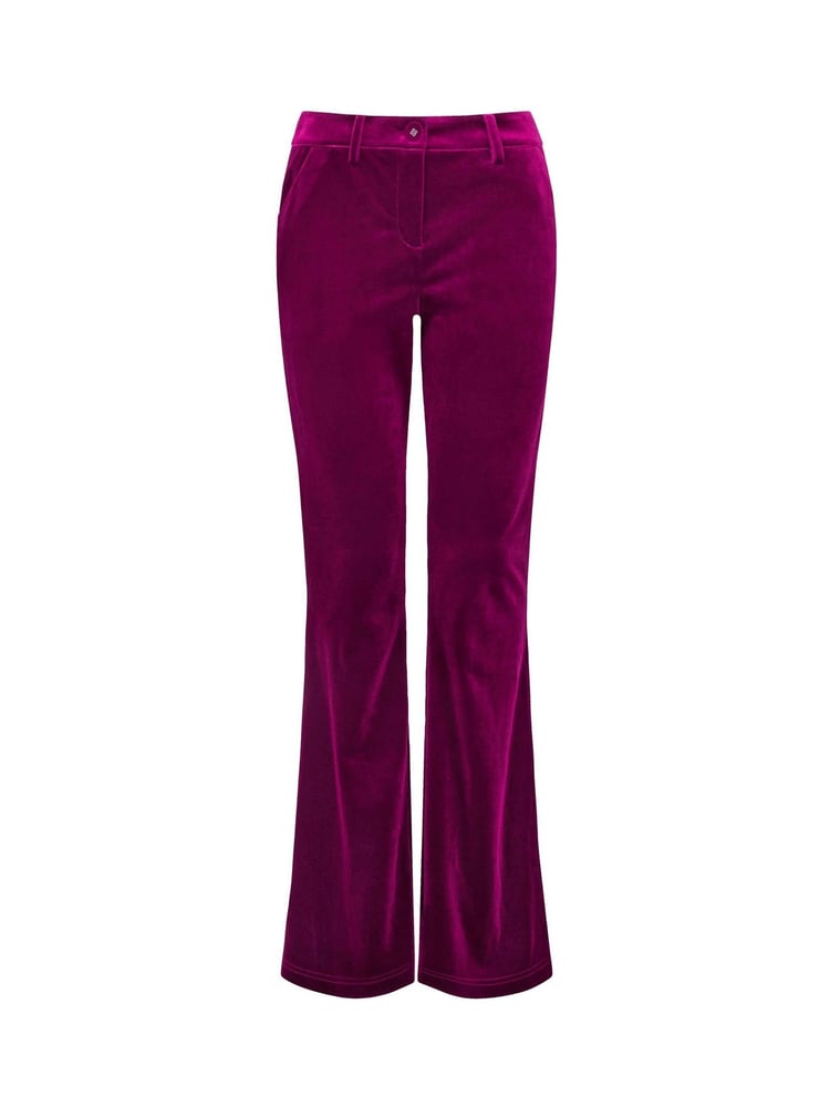 Joe Browns Pink Velour Flared Leg Co-ord Trousers - Image 6 of 6