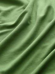 Khaki Green Twist Detailed Slinky Maxi Dress - Image 7 of 7