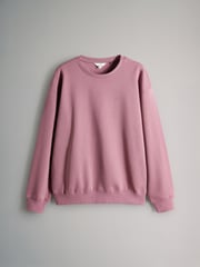 The Set Dusty Pink 2 Piece Dropped Shoulder Relax Sweatshirt & Short Set - Image 9 of 11