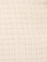 Adrianna Papell White Tweed Pearl Short Dress - Image 6 of 6