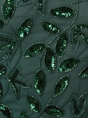 Adrianna Papell Bead Long Dress With Godets - Image 7 of 7