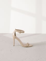 Camel Signature Premium Leather High Round Toe Simple Sandals - Image 2 of 6