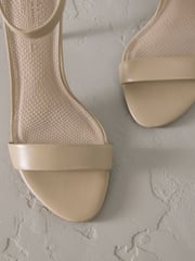 Camel Signature Premium Leather High Round Toe Simple Sandals - Image 5 of 6