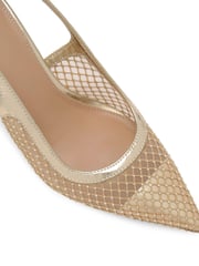 Carvela Gold Lavish Jewel Shoes - Image 4 of 5