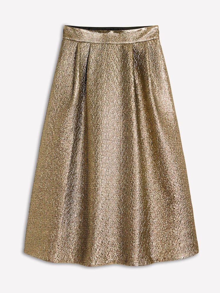 Boden Gold Angelica Jacquard Skirt - Image 5 of 5 Boden Gold Angelica Jacquard Skirt - Image 5 of 5