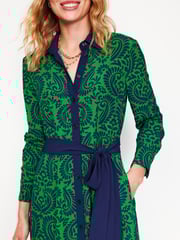 Boden Green Kate Midi Shirt Dress - Image 2 of 5