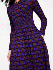 Boden Purple Thea Long Sleeve Jersey Dress - Image 2 of 5