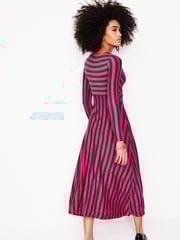 Boden Pink Twisted Waist Jersey Dress - Image 3 of 5