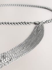 Silver Tone Skinny Chain Belt - Image 5 of 5