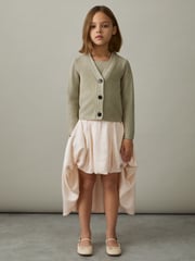 Reiss Ivory Mali 4-9 yrs High-Low Puffball Skirt - Image 1 of 4
