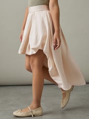 Reiss Ivory Mali 4-9 yrs High-Low Puffball Skirt - Image 3 of 4