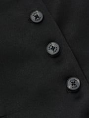Reiss Black Millie Single-Breasted Tailored Waistcoat - Image 7 of 7