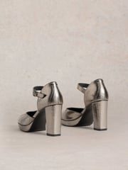 White Stuff Metallic Priscilla Platform Shoes - Image 3 of 4