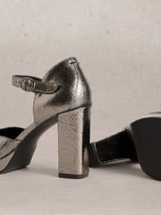White Stuff Metallic Priscilla Platform Shoes - Image 4 of 4