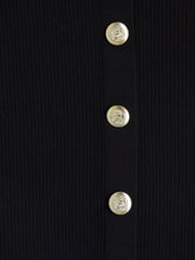 River Island Black Button Pencil Skirt - Image 6 of 6