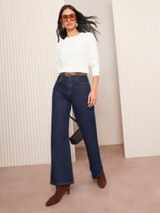 Friends Like These Ivory Long Sleeve Crew Neck Jumper - Image 3 of 5