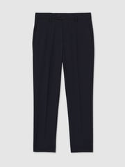 Reiss Navy Hope 9-14 yrs Wool-Blend Suit Trousers - Image 2 of 5