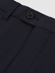 Reiss Navy Hope 9-14 yrs Wool-Blend Suit Trousers - Image 5 of 5