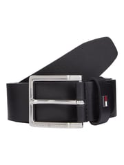 Tommy Hilfiger Black Oliver Adjustable Leather Belt - Image 1 of 3