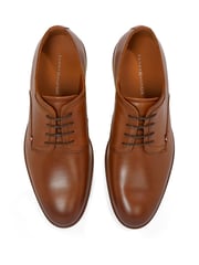 Tommy Hilfiger Purple Leather Derby Shoes - Image 3 of 6