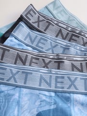 Blue Marble Print Boxers 5 Pack (2-16yrs) - Image 7 of 8
