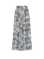 Long Tall Sally Grey Snake Effect Midaxi Skirt - Image 5 of 5