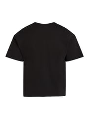 Calvin Klein Black Monologo Glitter 100% Cotton T-Shirt - Image 5 of 5