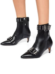 Kg Kurt Geiger Trace Buckle Black Boots - Image 1 of 5