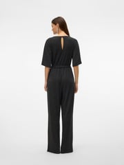 VERO MODA Black Short Sleeve Glitter Jumpsuit - Image 2 of 4