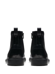 Clarks Black Leather Adwin Cap Boots - Image 5 of 7